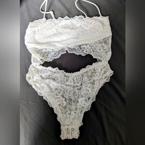 White Lace Bodysuit